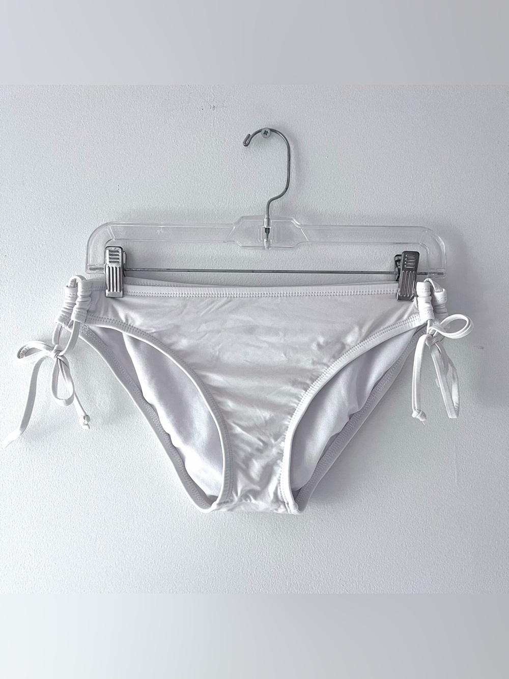 Missimo White Tie Side Bikini Bottoms
